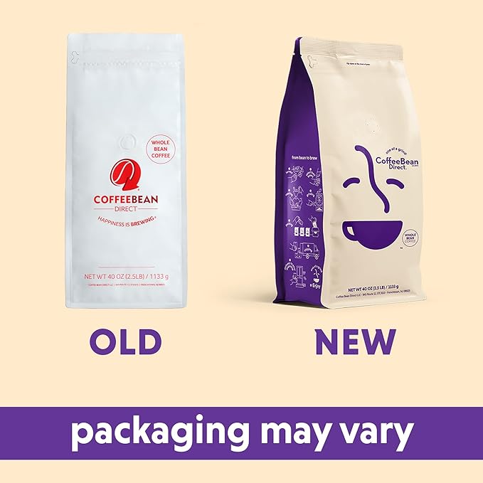 Coffee Bean Direct Sea Salt Caramel Mocha Flavored, Whole Bean Coffee, 2.5 Pound Bag (Pack of 1)