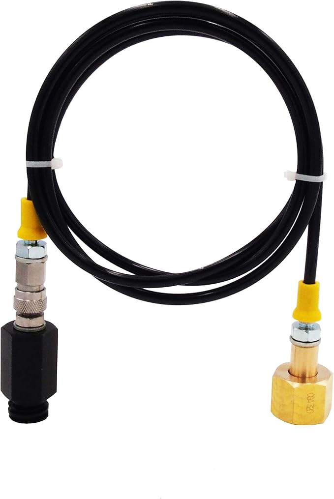 Soda Machine Adapter Hose Connect Your Soda Maker to Large Co2 Tank Directly,Compatible with Jet and Aua Fizz Soda Machines, Not Recommended for Electronic 1 Touch/Terra/Duo/Art Series