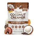 Veltracha Mushroom Coffee Creamer, Superfood Coconut Creamer Powder with 6 Adaptogenic Mushrooms - Reishi, Turkey Tail, Lions Mane, Non-Dairy Coconut Powdered Creamer for Energy & Focus & Digestion, 30 Servings, Mocha