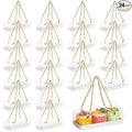 24PCS Macaron boxes, Take Out Clear Chocolate Covered Strawberries Boxes with Handles, Portable Transparent Macaron Cupcake Boxes, Bakery Cookie Present Containers for Party, Wedding, Display, Pastry Packaging, 7.3 x 2.6 x 2.6 in