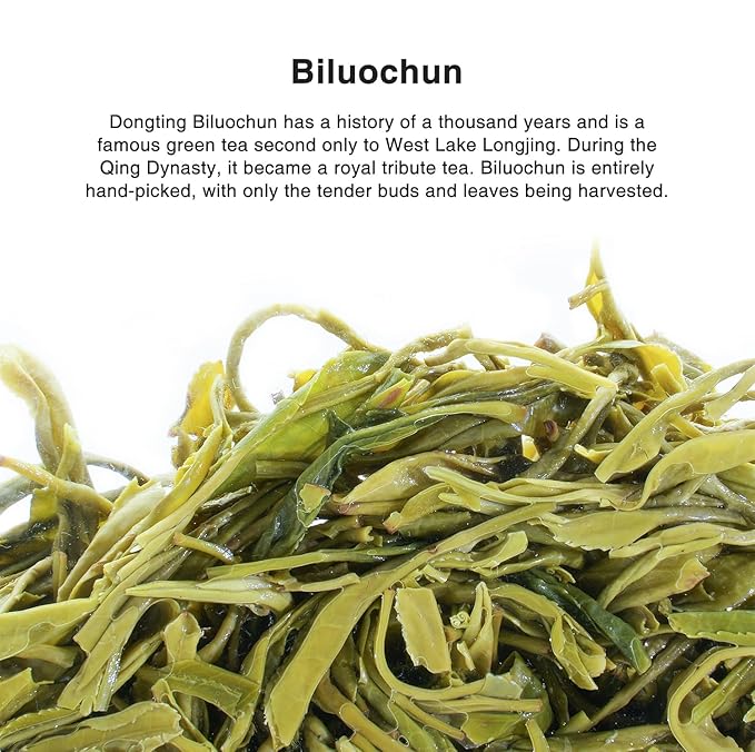iTeaworld 4 Flavors Tea Samplers of Chinese Green Teas for Beginners,2025 New Tea Chinese Loose Leaf Tea, Included Longjing, Biluochun, Lu'an Guapian & Huangshan Maofeng(2.01oz)