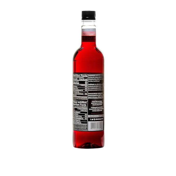 DaVinci Gourmet Sugar-Free Raspberry Syrup, 25.4 Fluid Ounces (Pack of 4)