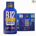 B12 Overload Extra Strength Energy Shot – Mixed Berry – 260mg Caffeine, 14000% B12, Electrolytes – Energy & Vitality Support – Zero Sugar No Calories – Vegan, Kosher, Gluten-Free – 1.93 fl oz, 48-Pack