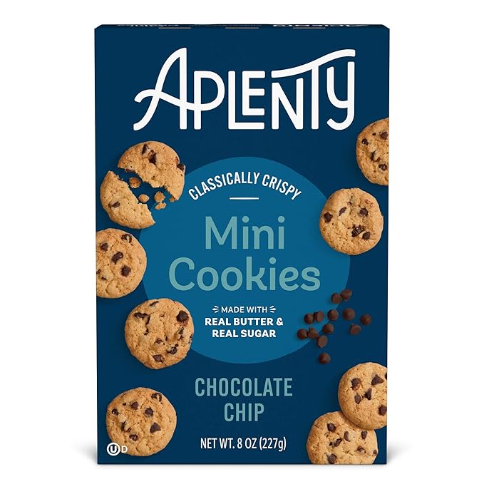 Aplenty, Chocolate Chip Mini Cookies, 8 oz