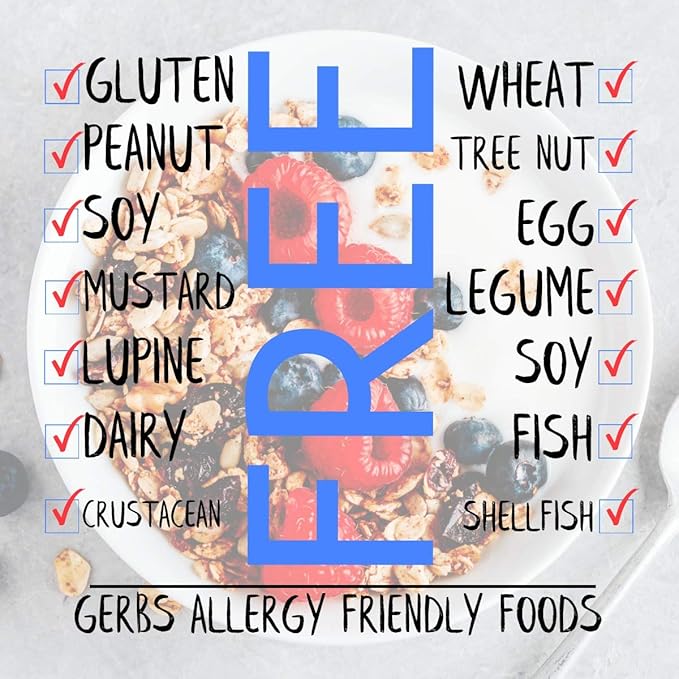 Gerbs Super 5 Seed Granola, 2 LBS - Top 14 Food Allergy Free & Non GMO - Keto Safe &Unsulfured - Pumpkin, Sunflower, Chia, Hemp, Flax Seeds