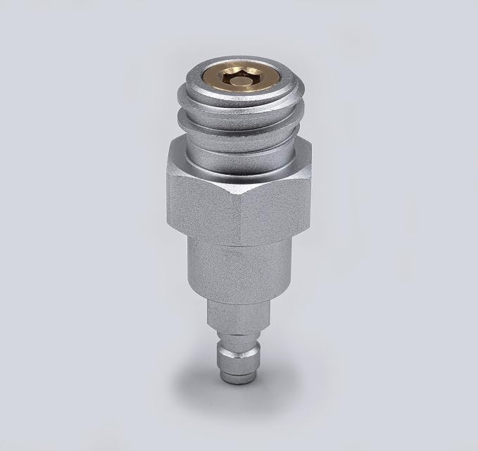 Carbon Dioxide Filling Adapter 8mm Male Quick Disconnect TR21-4 for Soda Water Machine Sparkling Water Maker External CO2 Tank