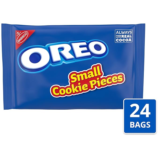 OREO Chocolate Sandwich Cookies Small Cookie Pieces, 24 - 1 lb Bags