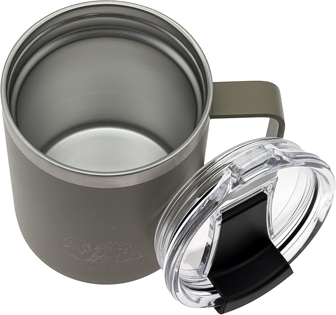 COREFLEX 12 oz Insulated Coffee Mug with Handle & Lid, Stainless Steel Double Walled Vacuum Insulated Tumbler,Travel Coffee Cup Thermal - Home, Office, Travel, Outdoor, Camping