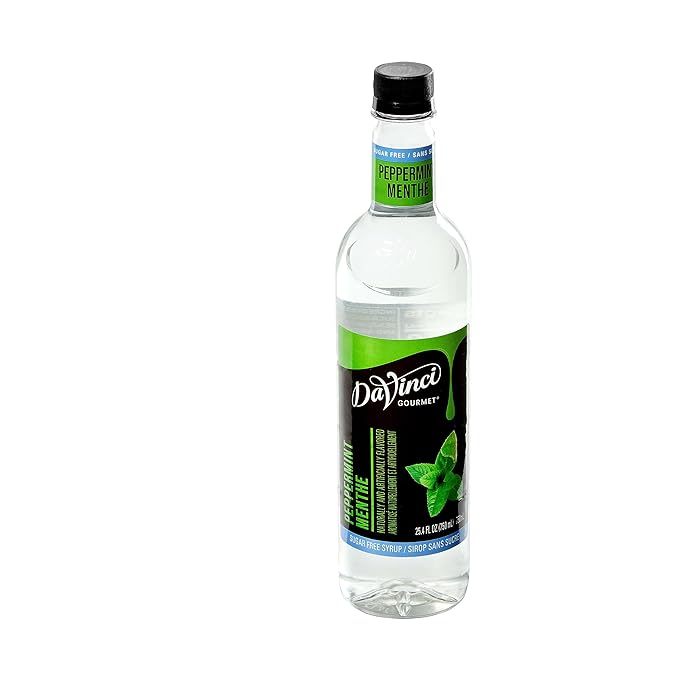 DaVinci Gourmet Sugar-Free Peppermint Syrup, 25.4 Fluid Ounces (Pack of 2)