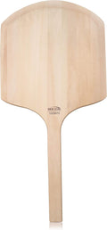 New Star Foodservice 1029970 Restaurant-Grade Wooden Pizza Peel, 16" L x 14" W Plate, with 12" L Wooden Handle, 30" Overall Length