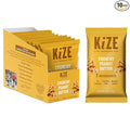 KiZE Energy Bars - Crunchy Peanut Butter - Gluten Free, Dairy Free, Non-GMO, and High Protein Meal Replacement Energy Bars, Clean and Simple Food Ingredients - 7g High Protein Snacks, (10 Count)