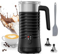 Milk Frother and Steamer, Airyoyo 4-in-1 Milk Frother, Electric Milk Frother Hot& Cold Foam Temperature Control, Auto Shut-Off Frother for Coffee Latte