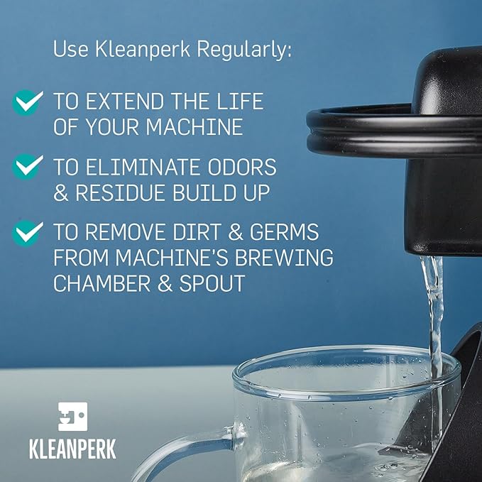 10 Pack Cleaning Pods Compatible with Nespresso Original Machines I Cleaning Kit for Better Tasting Coffee I Coffee Machine Cleaner I Easy and Safe to Use