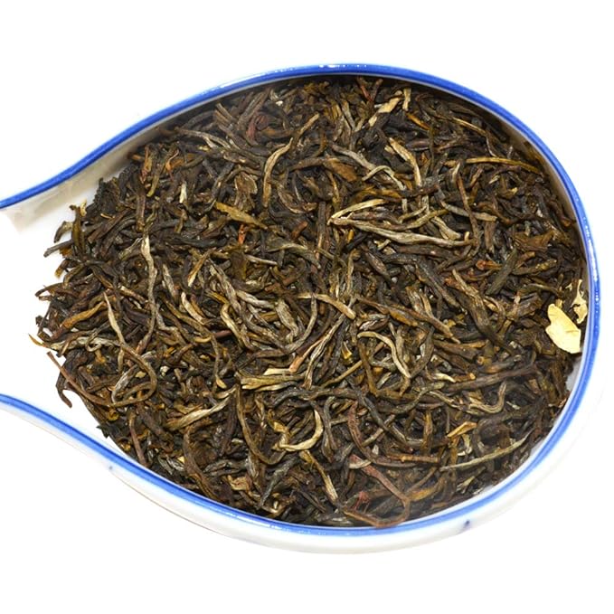 TIAN HU SHAN Premium Jasmine Green Tea Loose Leaf 8 Ounce (227g) Tin