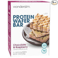 WonderSlim Protein Wafer Snack Bar, Raspberry, 200 Calories, 15g Protein, 0mg Cholesterol (5ct)