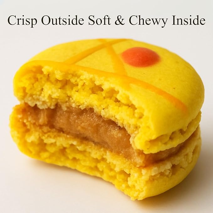 Andy Anand Luxurious French Macarons, 12 Assorted Flavors, Amazingly Delicious, Gluten Free, Unique Flavor, Ideal Gift for Women, Men and Kids, Handcrafted With Natural Ingredients (1 lb)