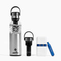 Portable Soda Maker - Sparkling Water Maker with 17 oz Bottle | On-Bottle Carbonator | Stainless Steel & Tritan | Refillable CO2 Capsules