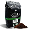 The Bean Organic Coffee Company Breakfast Blend, Medium Dark Roast, Ground Coffee, 5-Pound Bag,Café molido tostado organico