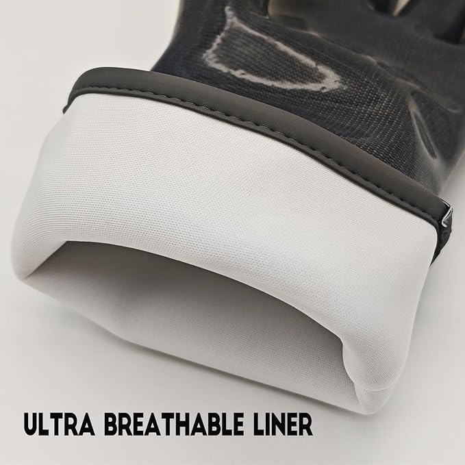 DEYAN Silicone BBQ & Oven Gloves - Food Grade, Heat Resistant Waterproof & Oil Proof Gloves for Grilling, Baking, Frying, Cooking - Long Sleeve & Non-Slip Grip, 1 Pair(Black, 8/M)
