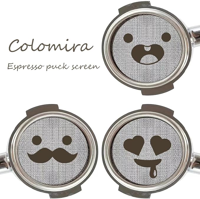 51mm Espresso Puck Screen, Lower Shower Screen, Metal Coffee Reusable Filter for 51mm Espresso Portafilter Basket, 1.7 Thickness(Loving)