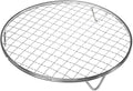 KEESHA 10 Inch Cooling Rack - 304 Stainless Steel Dish Rack for Cooking and Baking - Premium Steamer Rack, Canning Rack - Stackable Cake Cooling Rack