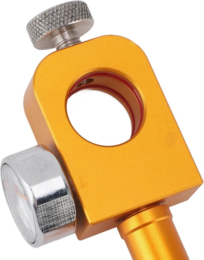 Yosoo Health Gear CO2 Refill Adapter with Pressure Gauge for Soda Maker Quick Fill Kit Compatible with DUO Terra Art Carbonator CO2 Cylinders Efficient Soda Refill Accessory for Carbonation