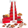 Gluten Free Palace Gift Basket Tower – Chocolate Cookie Gift – 6-Tier Gluten Free Cookies Treat Tower for Family, Friends, Corporate, Birthday, Men & Women