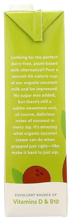 365 by Whole Foods Market, Organic Unsweet Original Coconut Milk, 32 Fl Oz