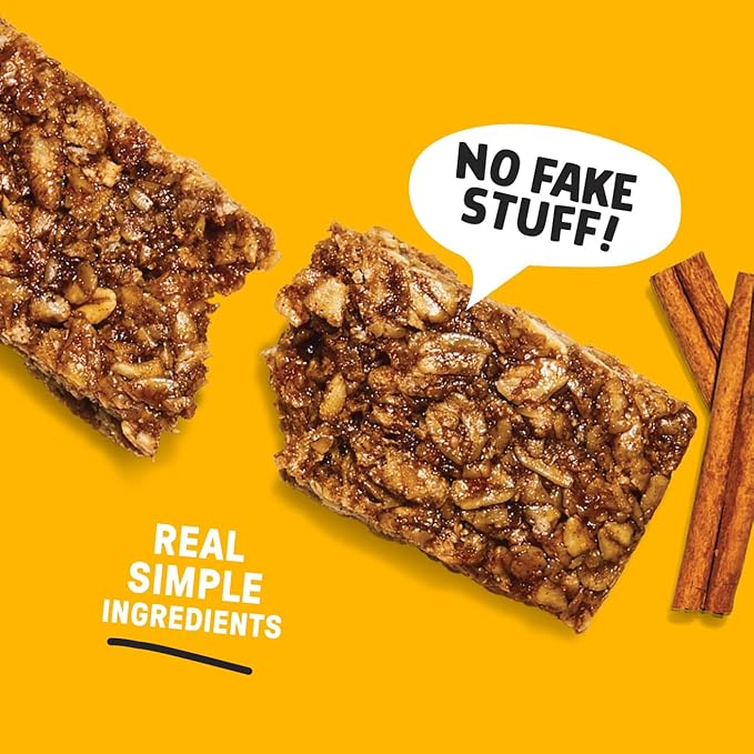 JUNKLESS Chewy Granola Bars Twin Pack – Chocolate Chip & Cinnamon Roll (12 Bars)–Less Sugar, Non-GMO, Gluten-Free, Wholesome Snack Bars for Kids & Adults, 2 Boxes
