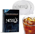 Nessus 200 PCS Original Aluminum Foil Seals Lids from Vertuo Reusable Pods Kit, [ALSeal EZ FIT] for Nespresso Refillable Pods, Compatible with Nespresso Vertuoline Machine(Foil Seals Only)