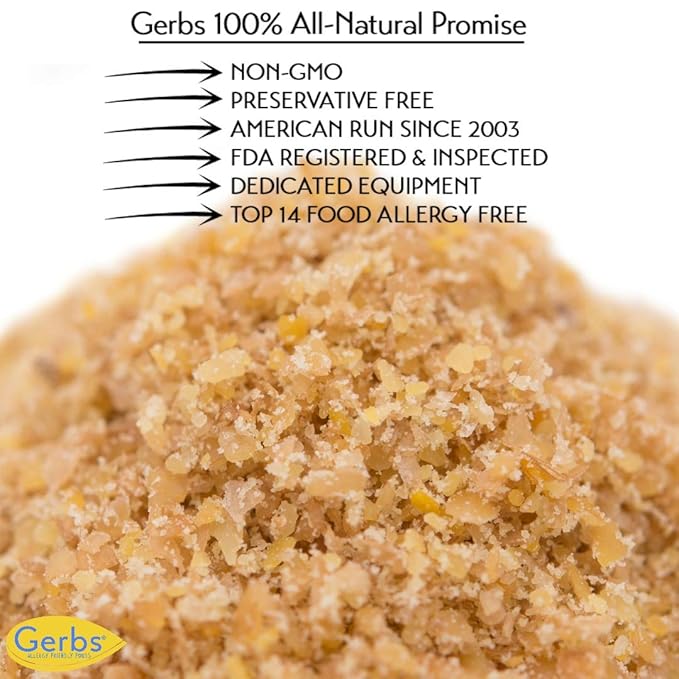 Ground Raw Flax Seed Meal by Gerbs - 4 LBS - Top 11 Food Allergen Free & Non GMO - Vegan & Kosher – Premium Full Oil Content Flax Protein Powder