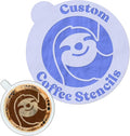 Stencil Stop Custom Coffee Stencil - Customizable for Business Logos, Faces, Images - 14 Mil Mylar Plastic (3.5 x 3.5 inches - 25 Pack)