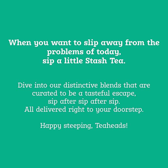 Stash Tea Premium Green Tea, 20 Count Box of Tea Bags in Foil, (Pack of 6)