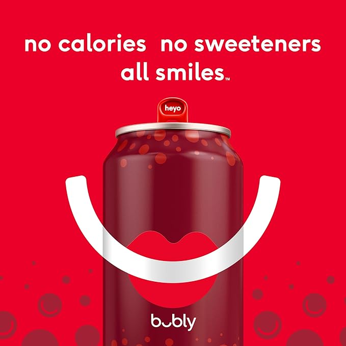 bubly Sparkling Water, Strawberry, Zero Sugar & Zero Calories, Seltzer Water, 12 Fl Oz Cans (Pack of 8)