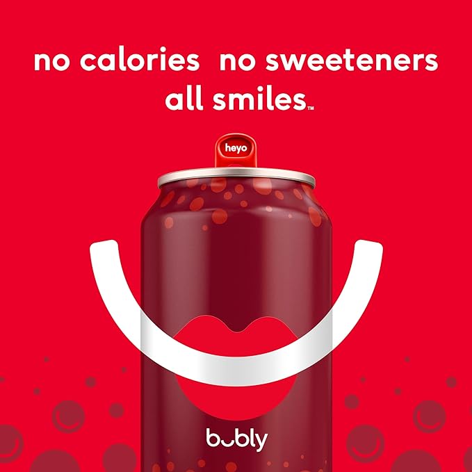 Bubly Sparkling Water, Bellini Bliss, Zero Sugar & Zero Calories, 12 fl oz Cans, (Pack of 8)