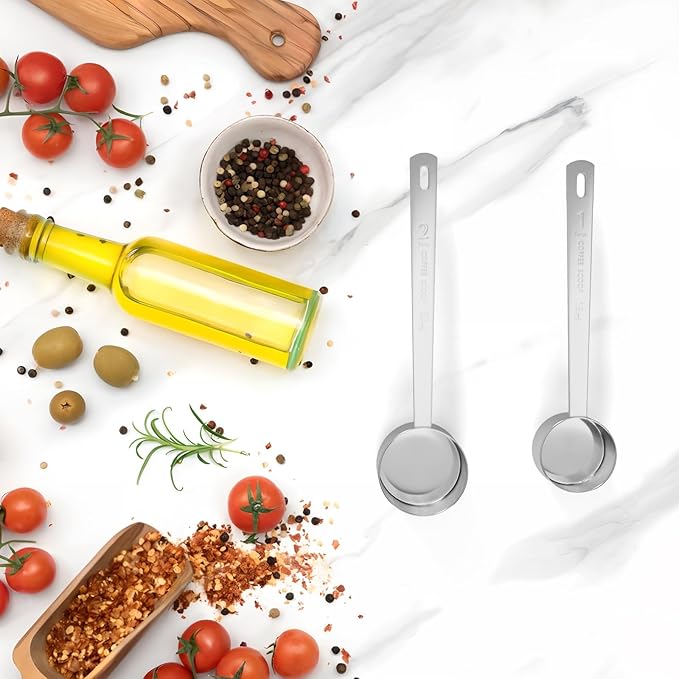 1PCS 1 Tablespoon Coffee Scoop, Long Handle Measuring Spoon, One tbsp (15ml) Stainless Steel Scooper