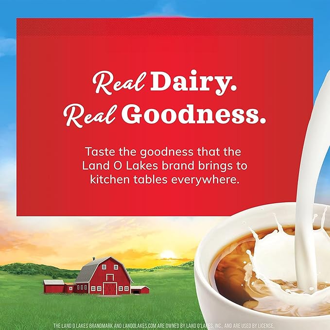 Land Mini Moo’s Half & Half Coffee Creamer Singles 192 Count | Shelf Stable Real Dairy Cups for Office, Home & Travel | Single Serve Creamer Made with Real Milk & Cream, No Refrigeration