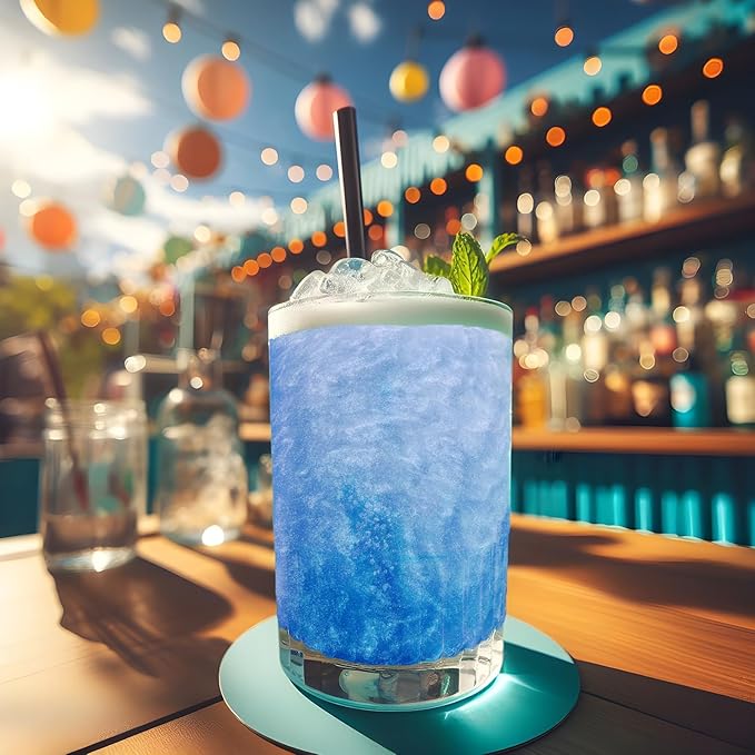 Sky Blue BREW GLITTER Edible Glitter For Drinks, Cocktails, Beer, Garnish Glitter & Beverages | KOSHER & HALAL Certified | 100% Edible & Food Grade | Vegan, Gluten, Nut Free (25g Spray Pump, Sky Blue)