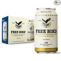 Free Bird Southern Sparkling Spring Water - 12 Pack, 12oz Cans, Zero Calories, Unflavored Carbonated, Crisp & Bubbly, Blue Ridge Mountain, Shelf-Stable Sparkling Drink