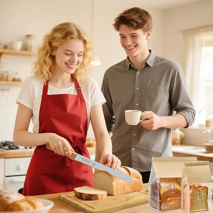 10 Inch Round & Oval Sourdough Proofing Basket Set, Banneton Bread Proofing Basket with Starter Jar, Sourdough Starter Kit Includes Bread Knife & Bread Board Natural Rattan for Perfect Loaves