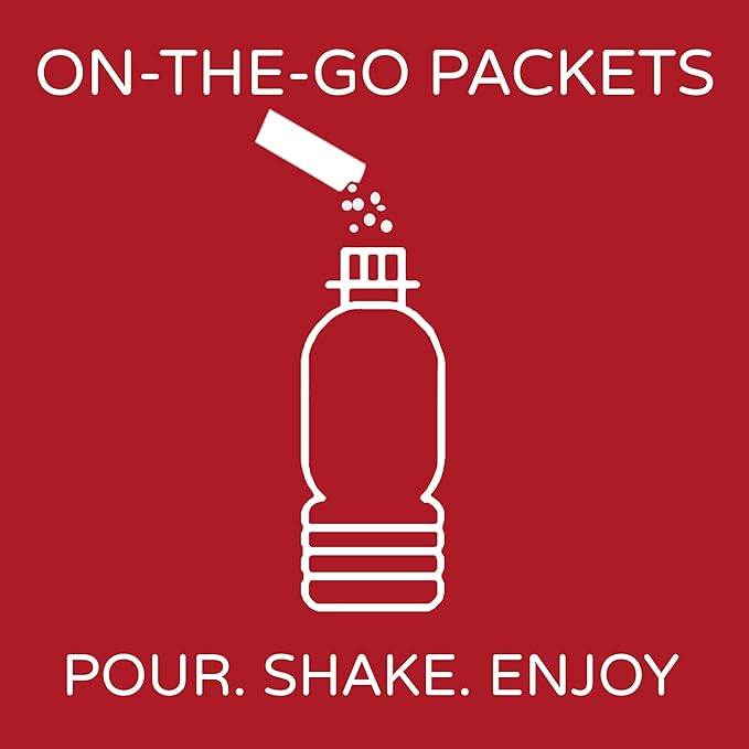 Crystal Light On The Go Cherry Pomegranate Ice Drink Mix, 10-Packet Box (Pack of 6)