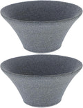 2Pcs Japanese Coffee Filters Ceramic Coffee Dripper Reusable Dripper Paperless Tea Strainer Light Grey, 4.52x4.52x2.36inch