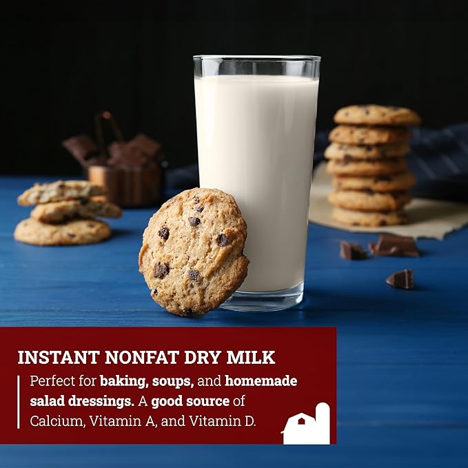 Hoosier Hill Farm Instant Nonfat Dry Milk Powder, 2LB (Pack of 1)