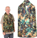 Adult Bib Scarf - Dignified Alternative to Bibs | Washable and Reusable Clothing Protectors for Eating