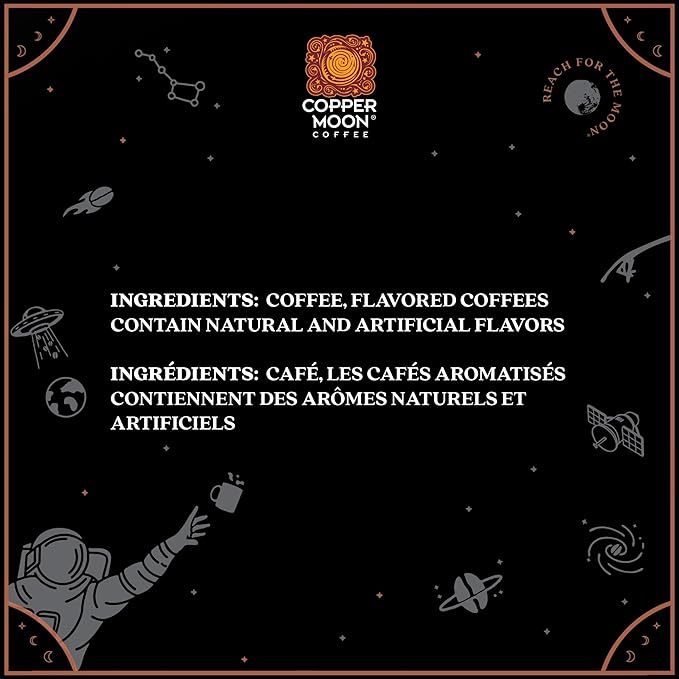 Copper Moon Ground Coffee, Dark Roast, Sumatra Blend, 12 Oz (Pack Of 3)