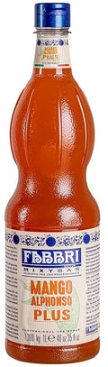 Fabbri Premium Flavoring Syrup, Mango Alphonso, New Enhanced Flavor, All Natural, Made in Italy, 33.8 Ounce (1 Liter)