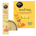 4C Powder Drink Stix, Lemon Tea 500 Count, Bulk Buy, Singles Stix, On the Go, Refreshing Water Flavorings, Value Pack