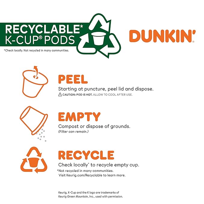 Dunkin' Chocolate Covered Strawberry Flavored Coffee, 60 Keurig K-Cup Pods