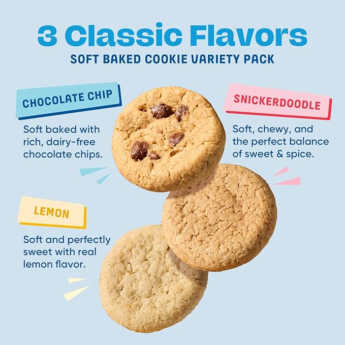 Gluten Free Partake Cookies & Cracker Variety Pack (Soft Baked Chocolate Chip, Classic Graham Cracker, Vanilla Wafer) - Vegan - Free From the Top 9 Allergens Including Dairy, Wheat, Soy, Eggs, & Peanuts - Non GMO - Safe School & Office Snack (3 Pack, 5...