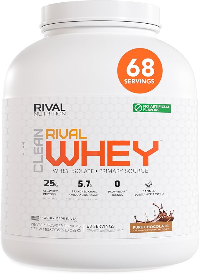 Naturally Flavored Rival Whey - Pure Chocolate - 5lb